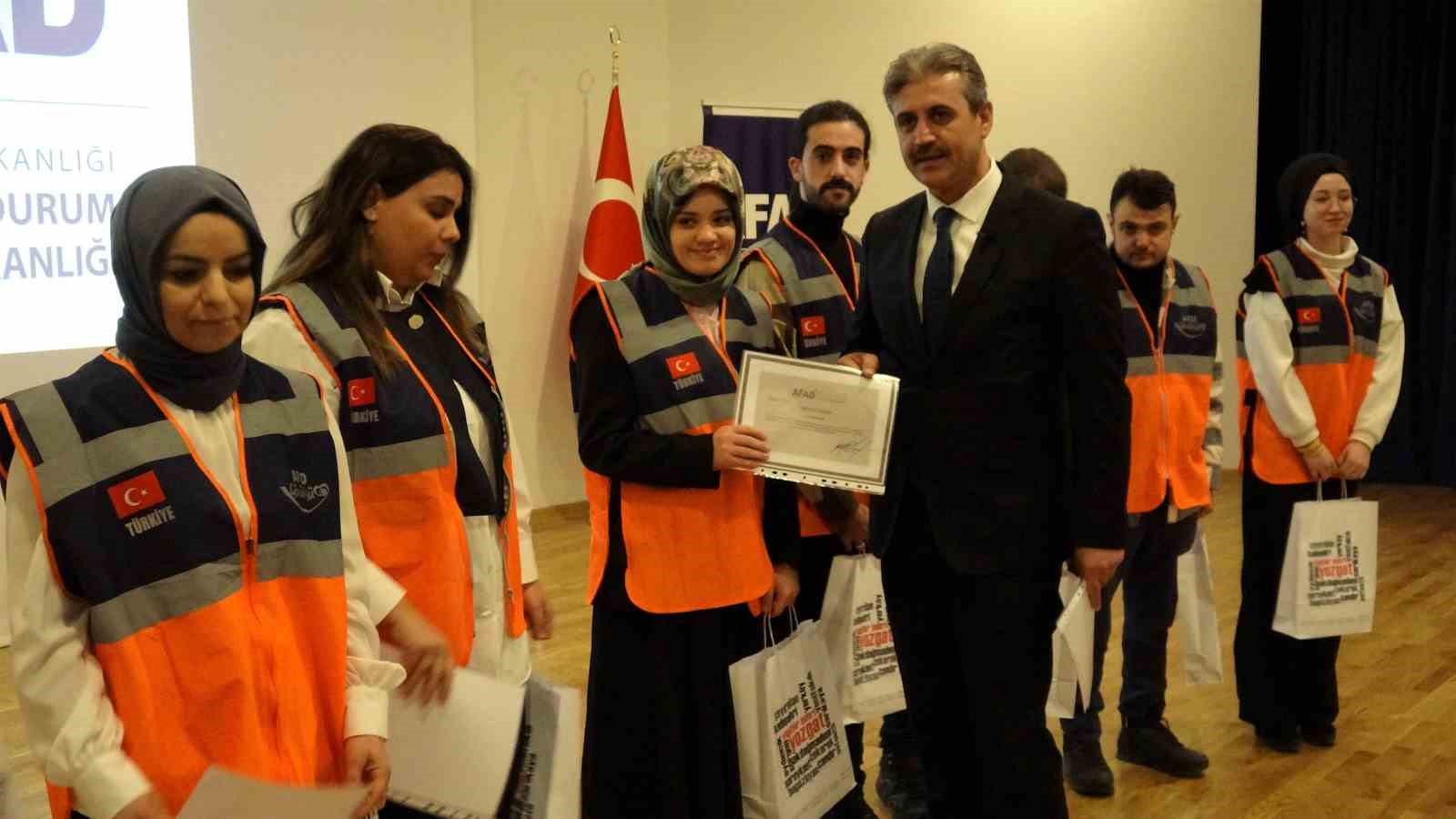 Yozgat’ta AFAD İl Müdürlüğünce anma programı düzenlendi