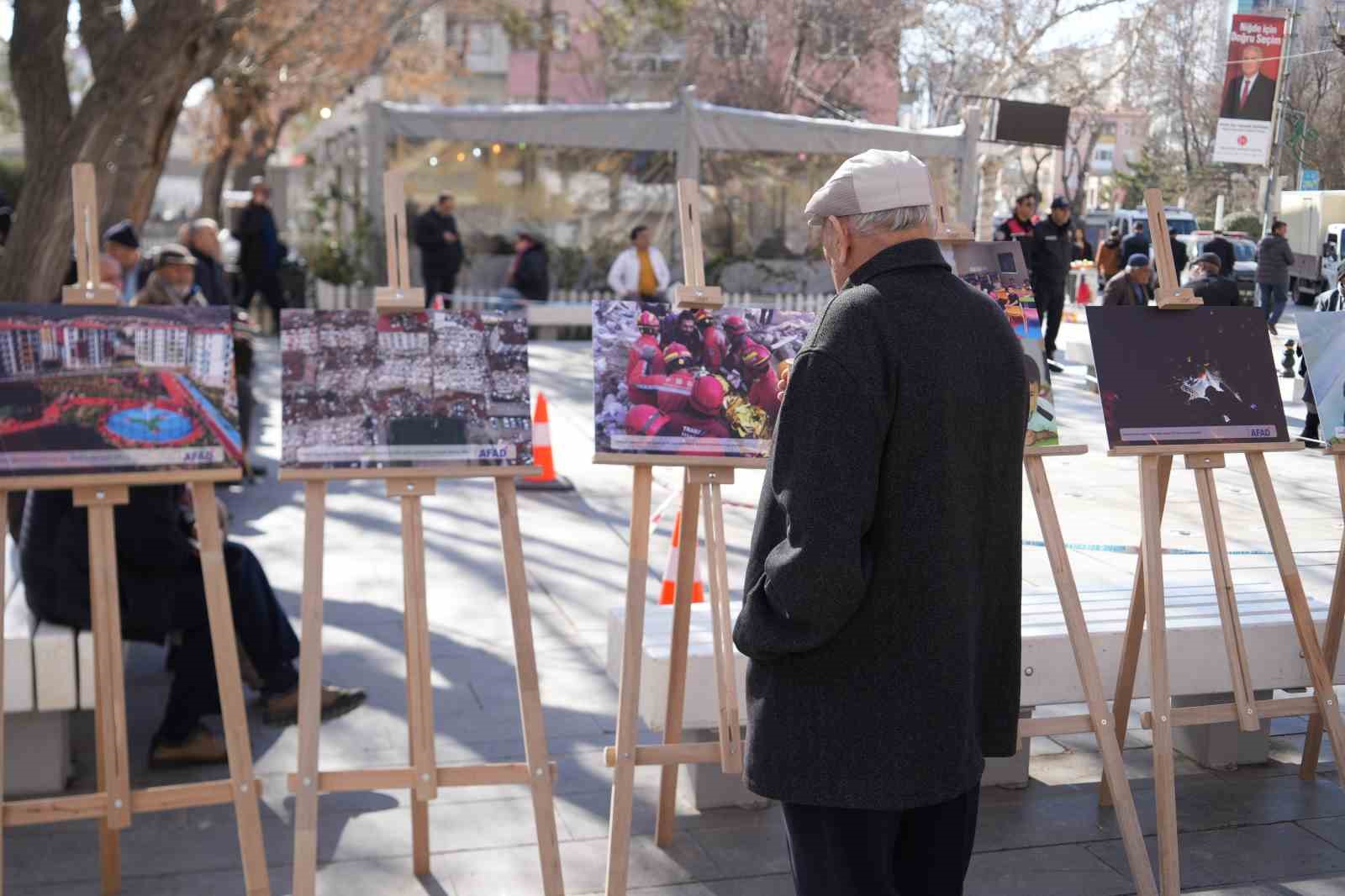 Niğde’de AFAD tarafından 6 Şubat depremi konulu fotoğraf sergisi açıldı