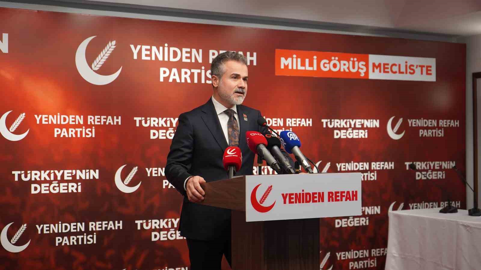 Yeniden Refah Partisi Genel Başkan Yardımcısı Kılıç: “İddialar karşısında yasal haklarımızı kullanarak yargı yoluna gideceğiz”