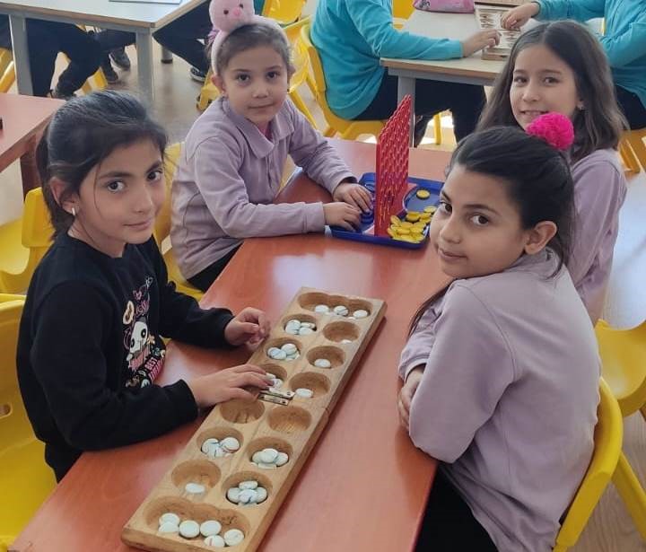 Hisarcık Atat&uuml;rk İlkokulunda Akıl ve Zeka Oyunları kursu
