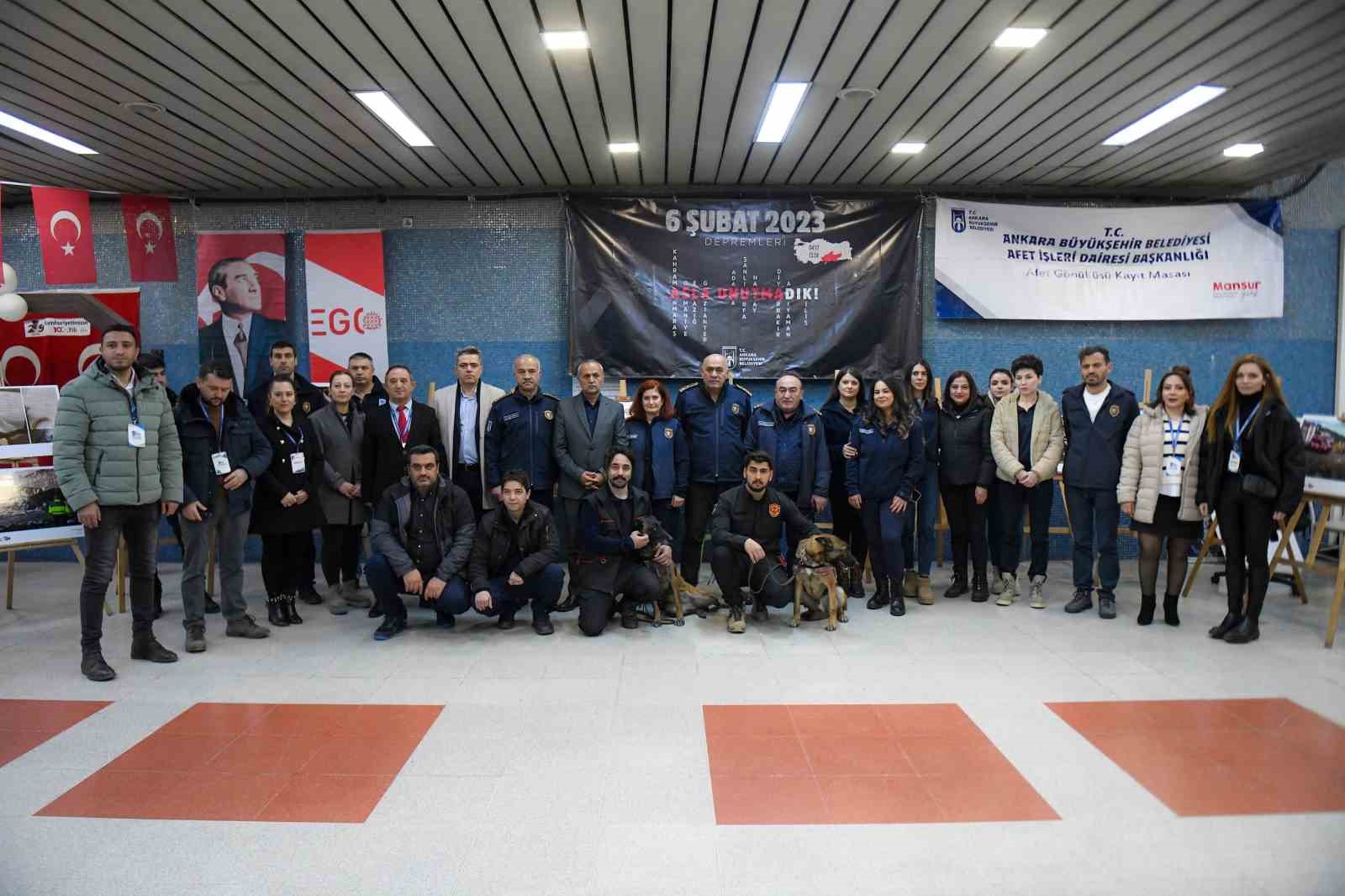 Ankara Büyükşehir’den 6 Şubat depreminin yıl dönümüne özel fotoğraf sergisi
