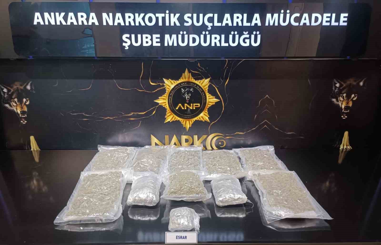 Ankara’da &quot;Narkogüç&quot; operasyonlarında 5 kilo uyuşturucu ele geçirildi