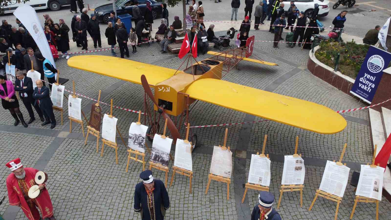 110 yıl önce İstanbul’dan Kudüs’e uçan Edremit Tayyaresi tekrar yapıldı