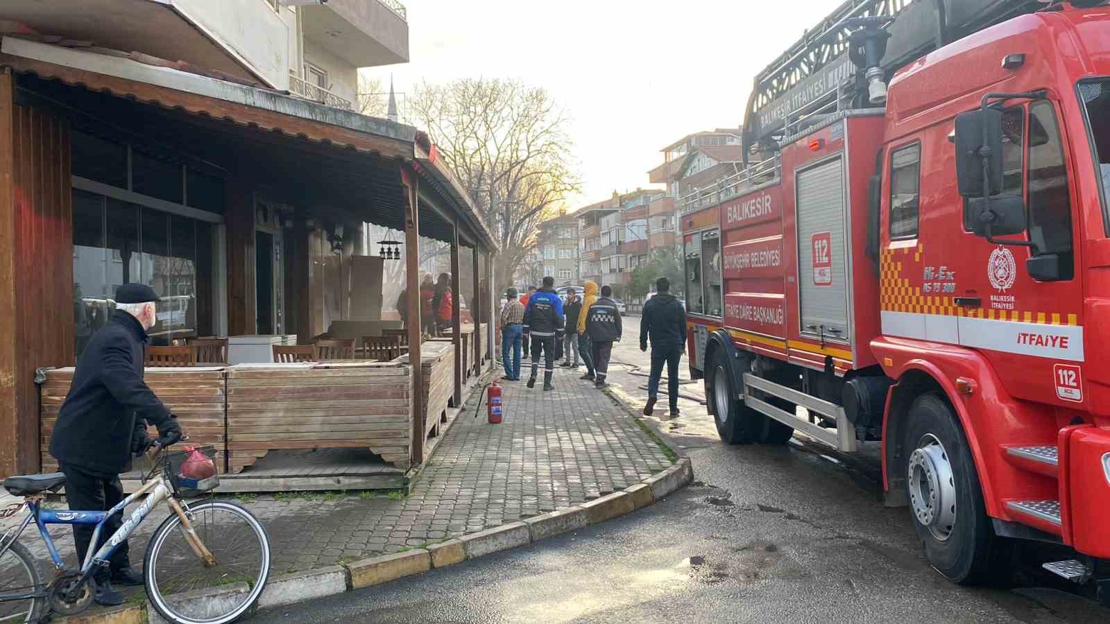 Gönen’de ekmek fırınında yangın çıktı