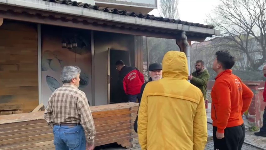 Gönen’de ekmek fırınında yangın çıktı