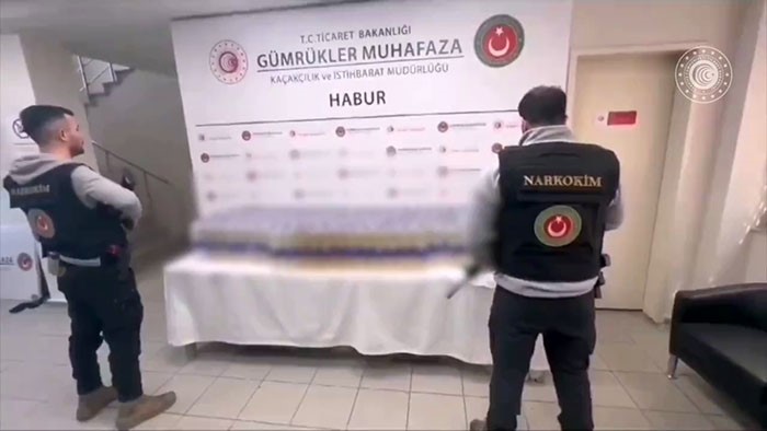 Habur Sınır Kapısı’nda 345 kilo metamfetamin ele geçirildi