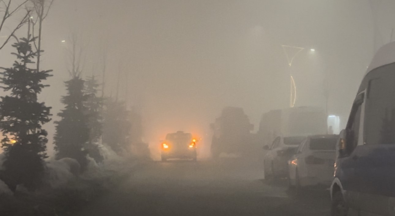 Yüksekova’da etkili olan sis hayatı olumsuz etkiledi