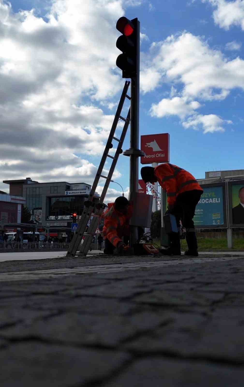 Tramvay hattı kavşaklarında sinyalize çalışması
