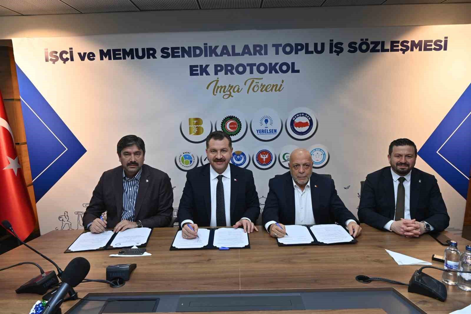 Balıkesir Büyükşehir’den işçisine yüzde 75 zam