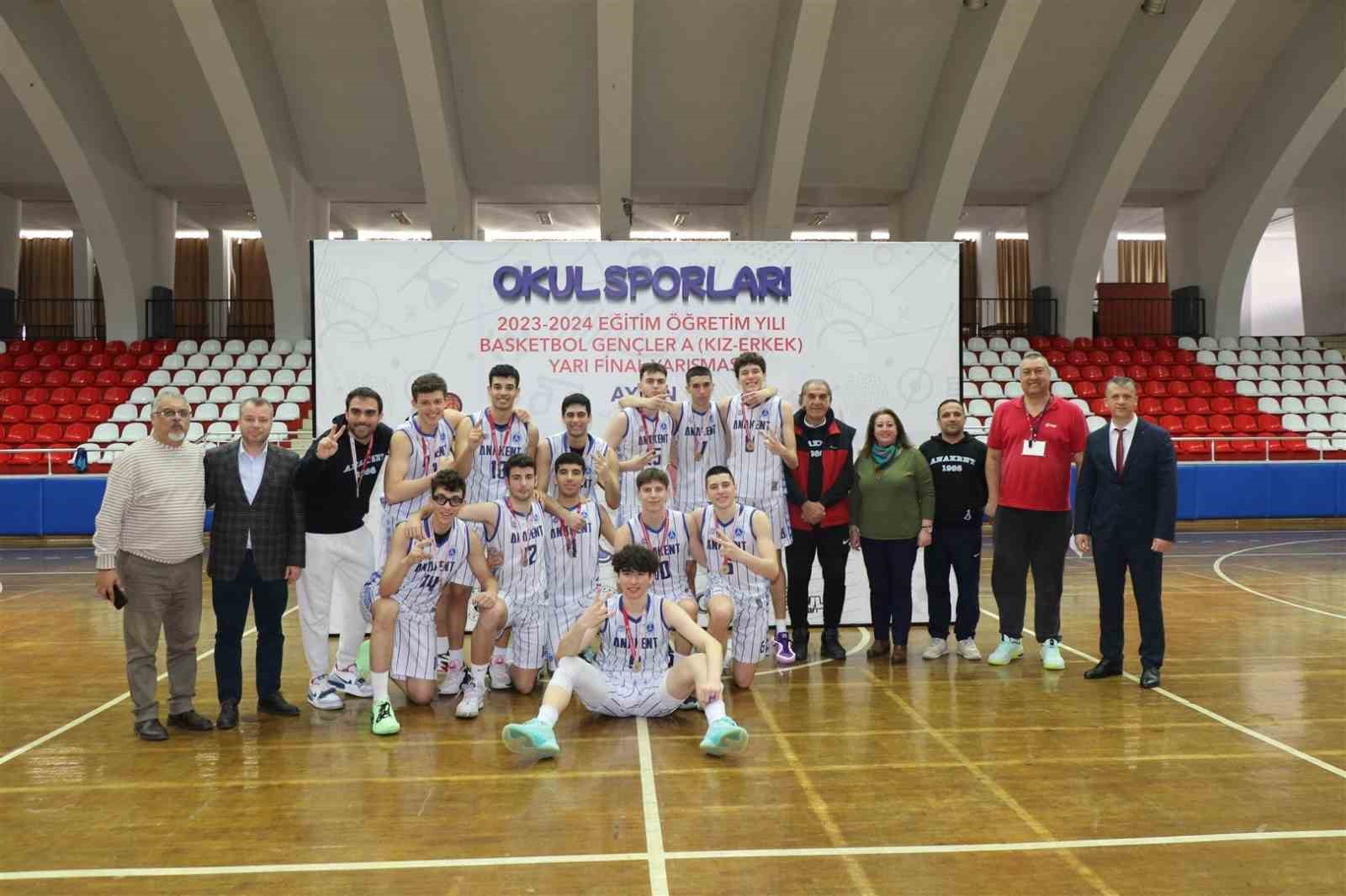 Okul Sporları Basketbol Gençler Yarı Finalleri sona erdi
