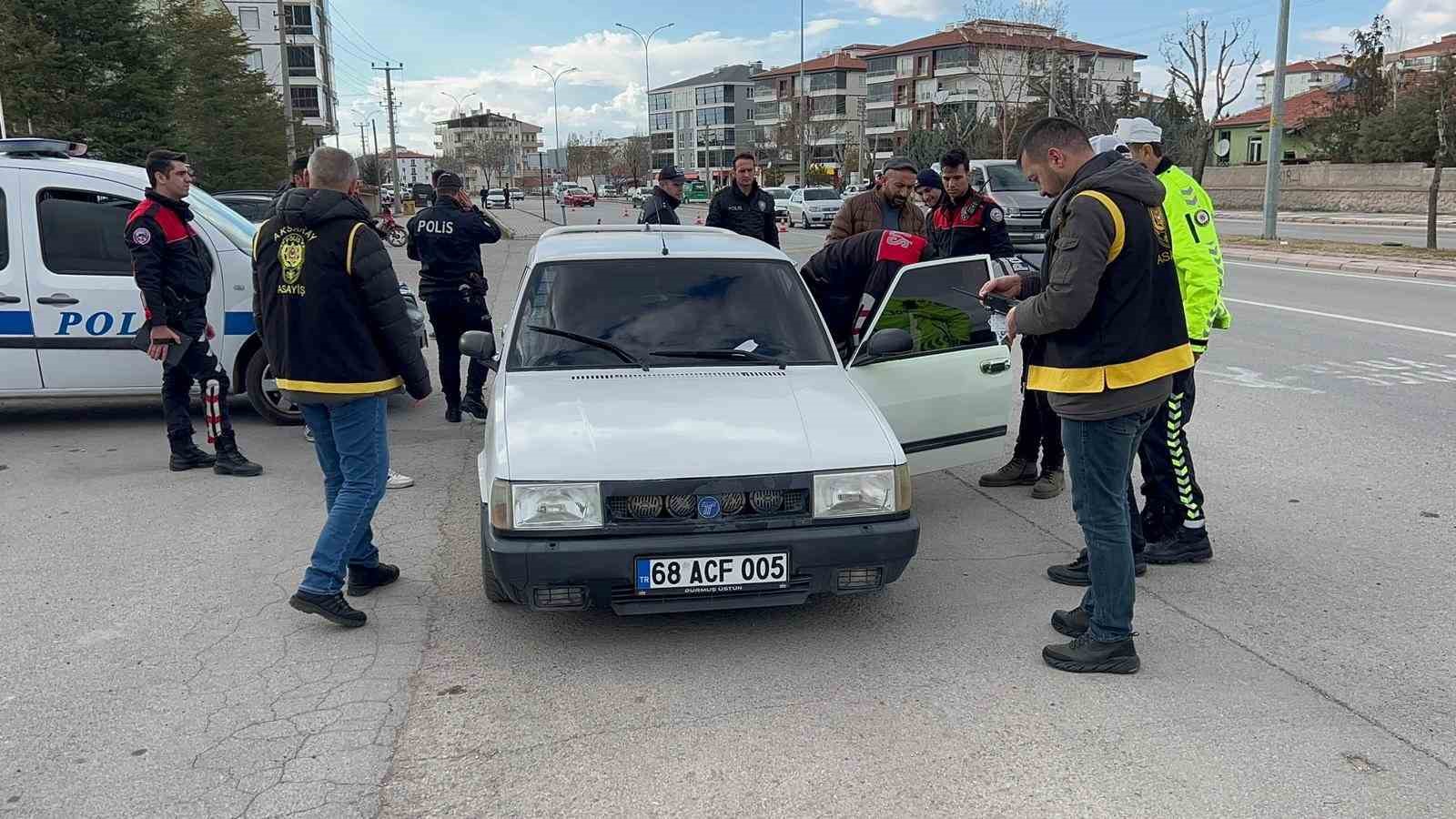 Aksaray&rsquo;da "T&uuml;rkiye Huzur G&uuml;ven" uygulaması yapıldı

