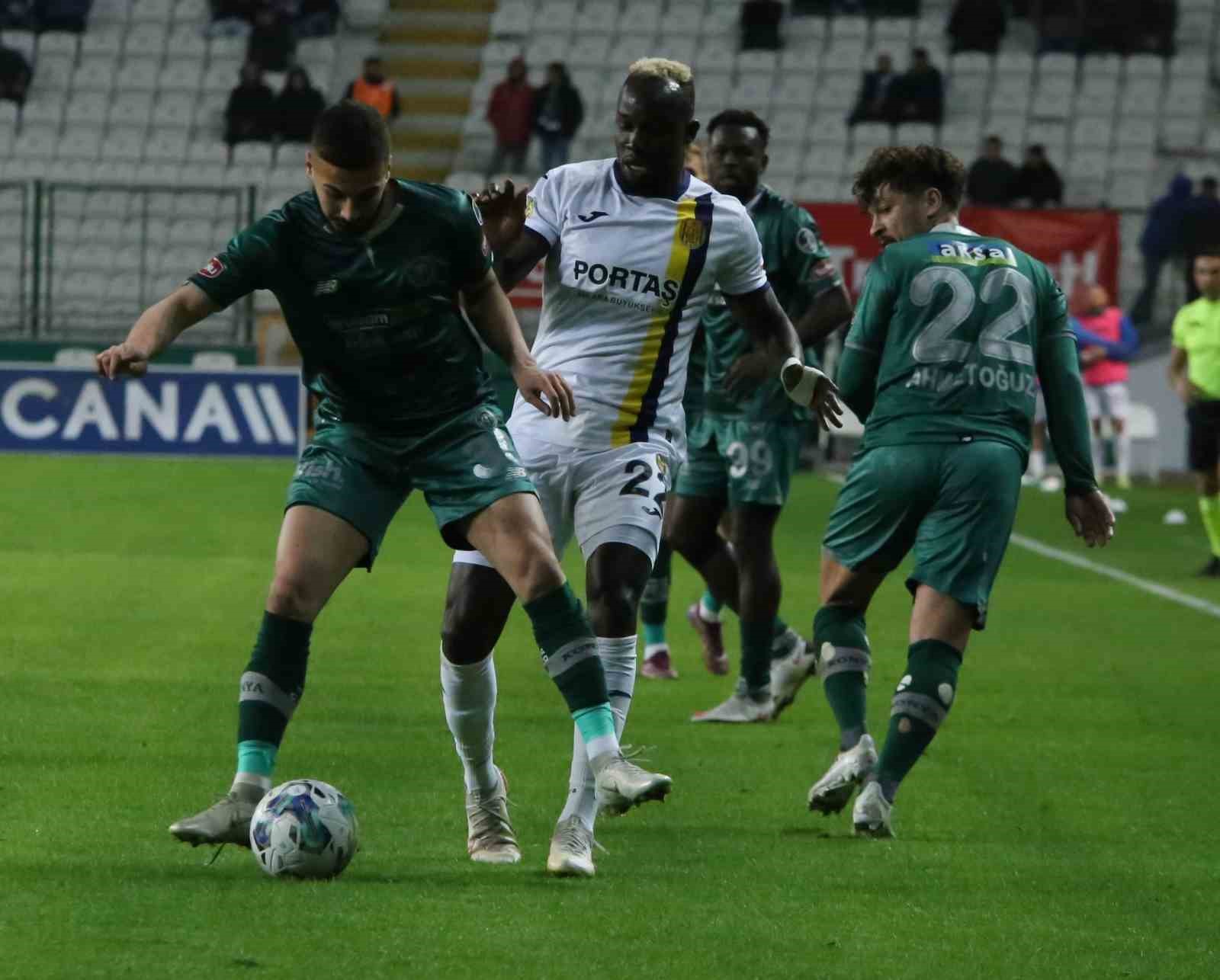 Konyaspor ile MKE Ankaragücü 34. randevuda