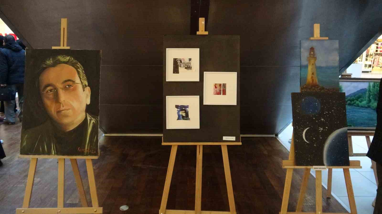 K&uuml;tahyalı merhum ressam Muharrem Akyol anısına resim sergisi
