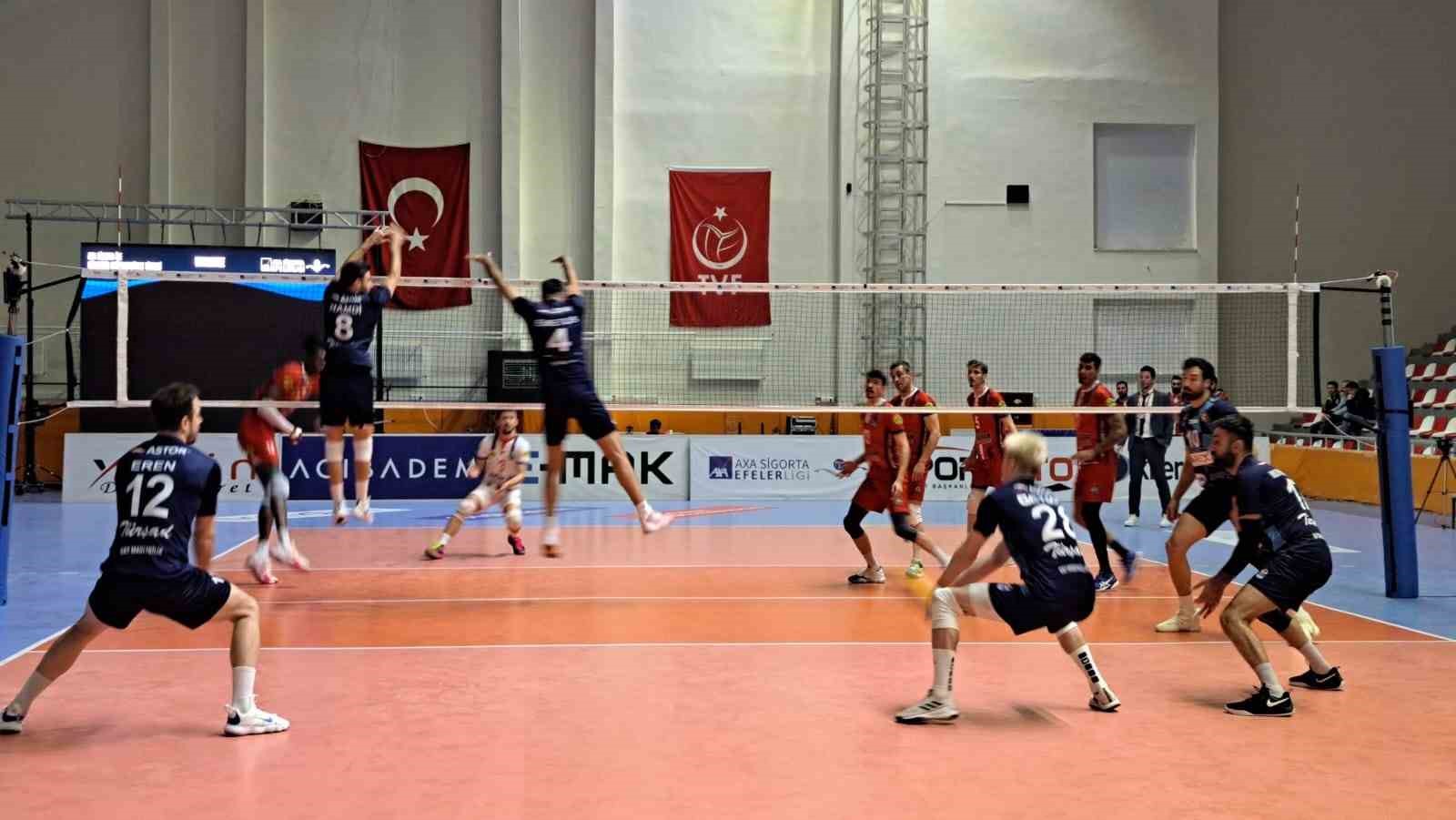 Efeler Ligi: T&Uuml;RŞAD: 3 - Bigadi&ccedil; Belediye SK: 0
