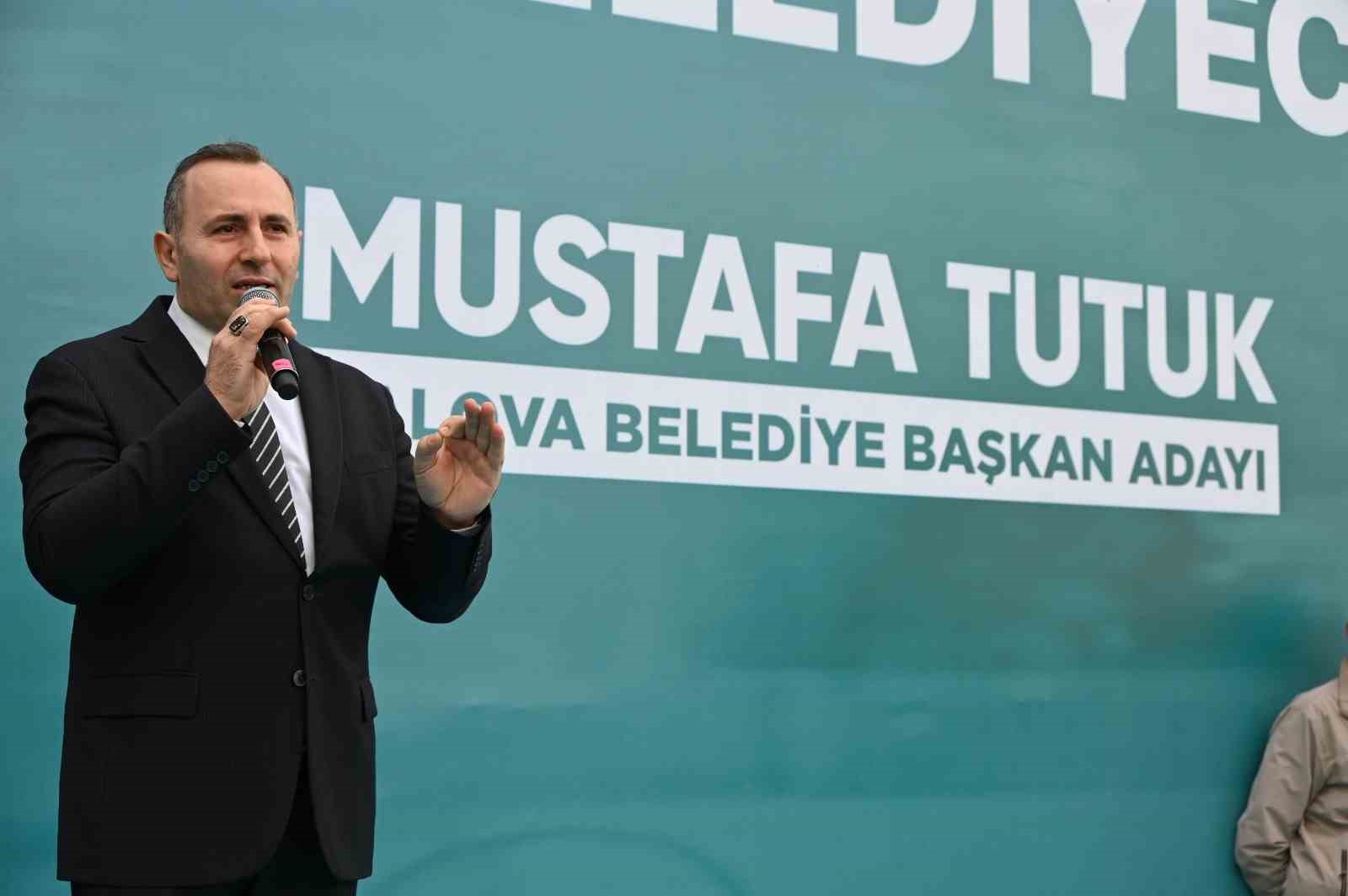 AK Parti Yalova Başkan Adayı Tutuk: "Yalova’da iziniz var mı, harmanda yüzünüz olacak”