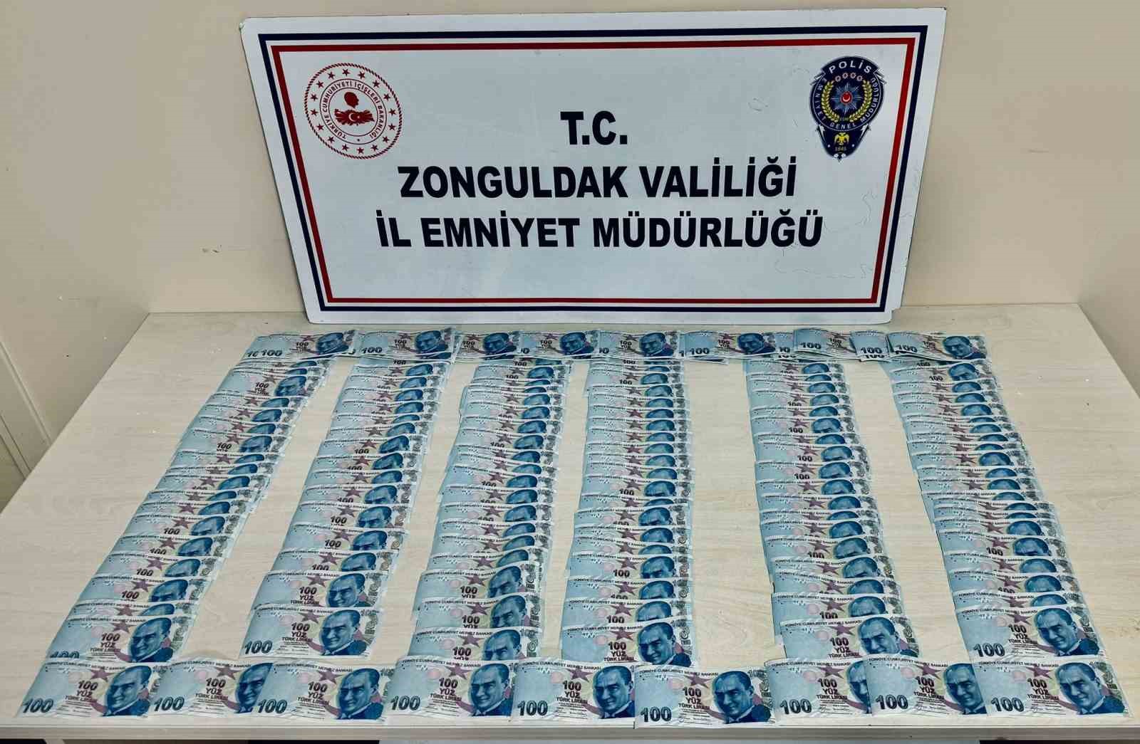 Zonguldak’ta sahte para ele geçirildi