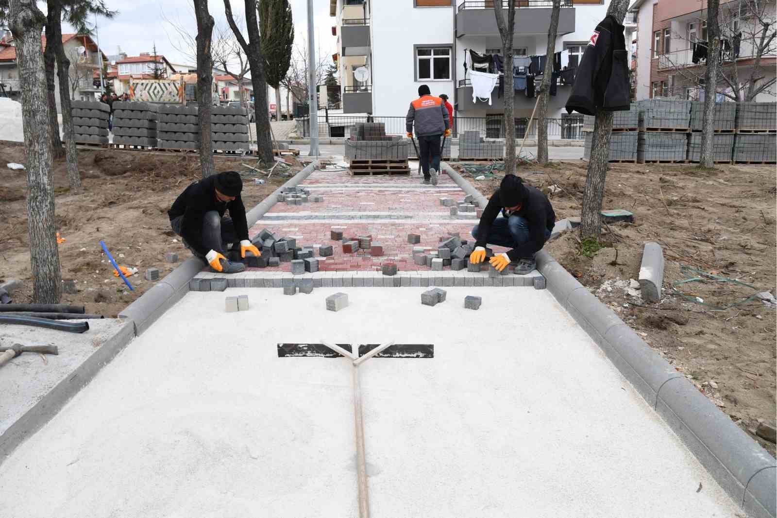 Isparta Belediyesi  Fatih Parkını yeniliyor