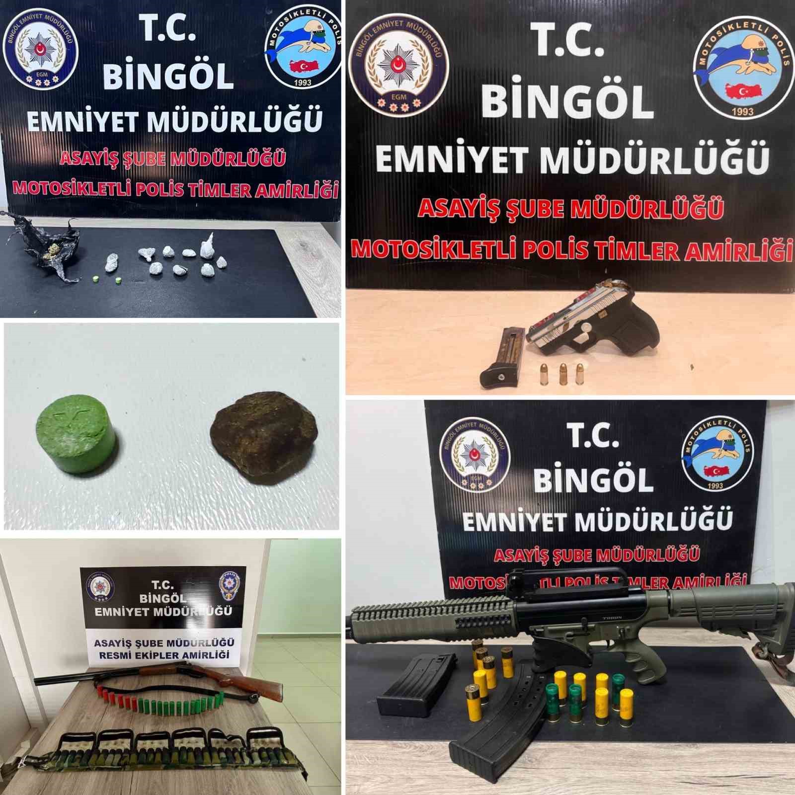 Bingöl’de aranan 3 şahıs yakalandı