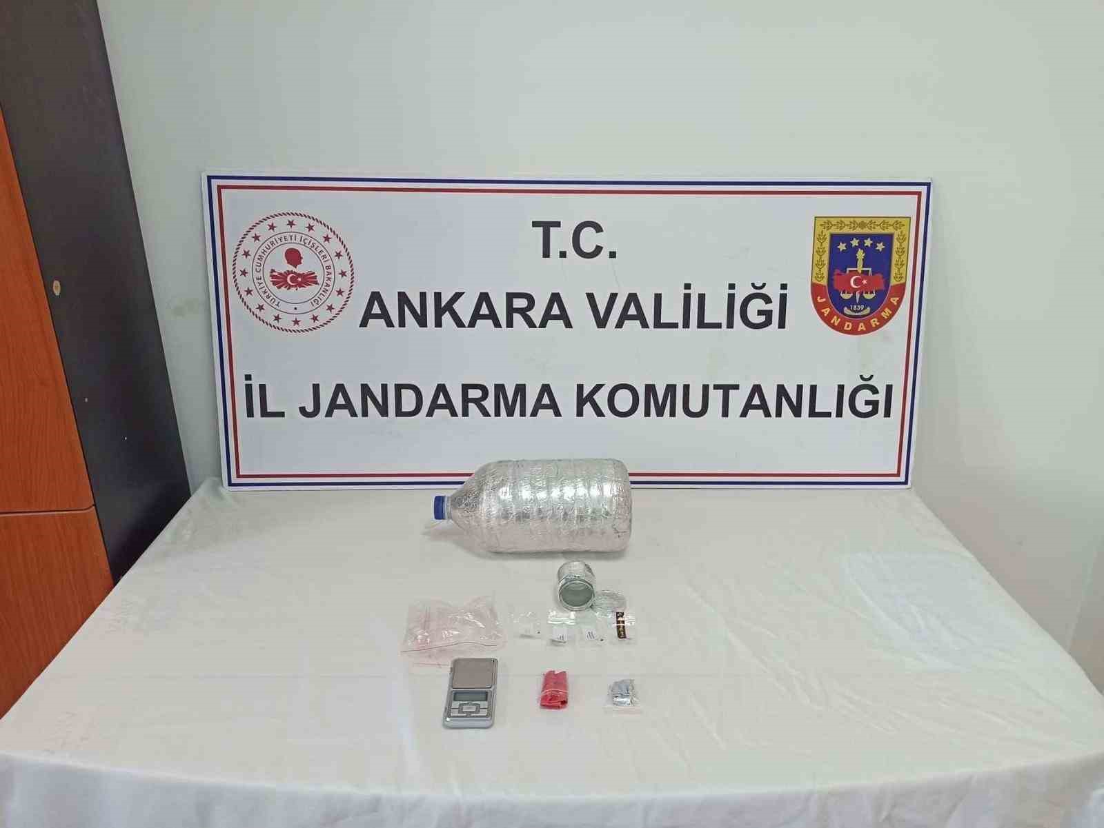 Ankara’da 430 gram esrar ve 72 gram metamfetamin ele geçirildi