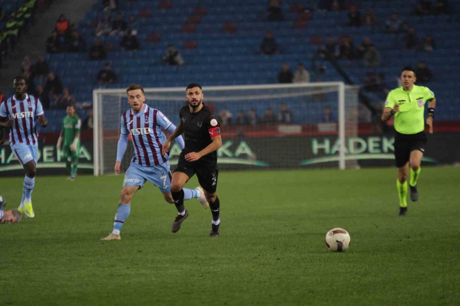 Trendyol Süper Lig: Trabzonspor: 2 - Hatayspor: 0 (Maç sonucu)