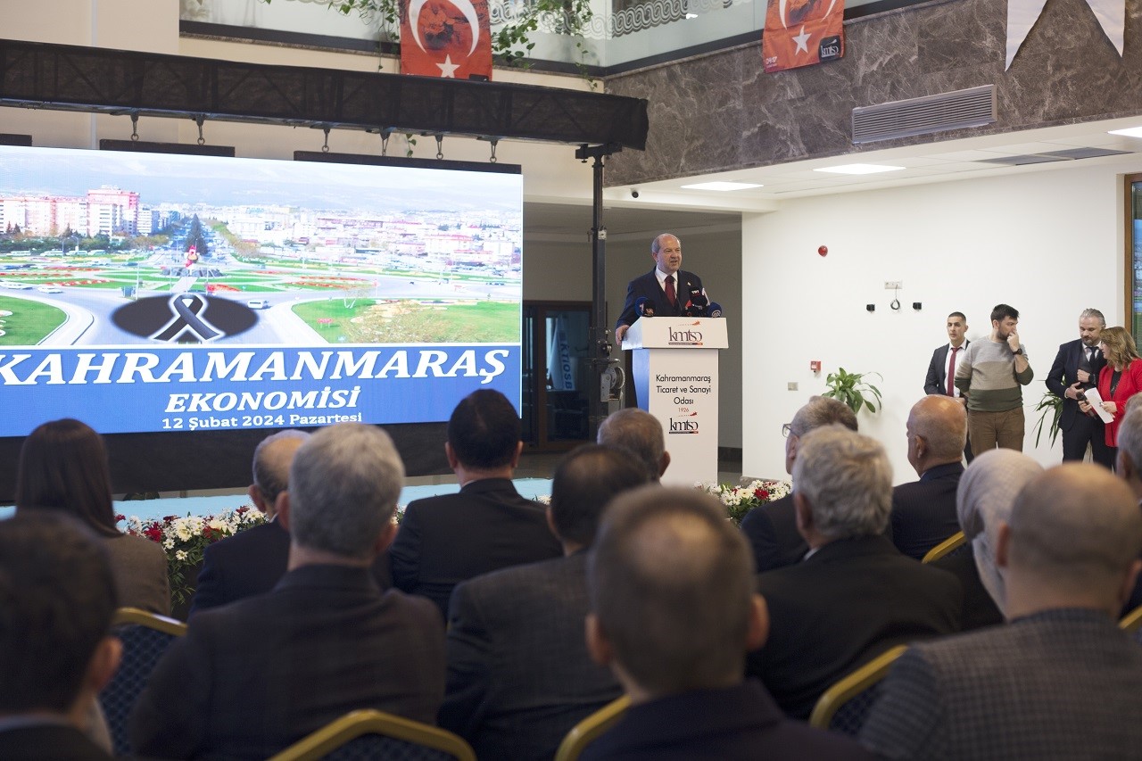 KKTC Cumhurbaşkanı Tatar: "Burada geleceğe emin adımlarla y&uuml;r&uuml;menin azmi ve kararlılığı var"
