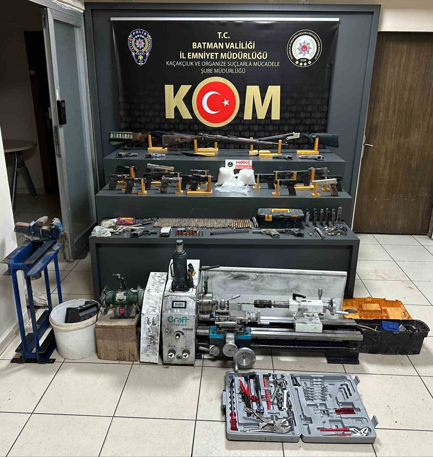 Batman’da silah kaçakçılığı operasyonu: 2 gözaltı