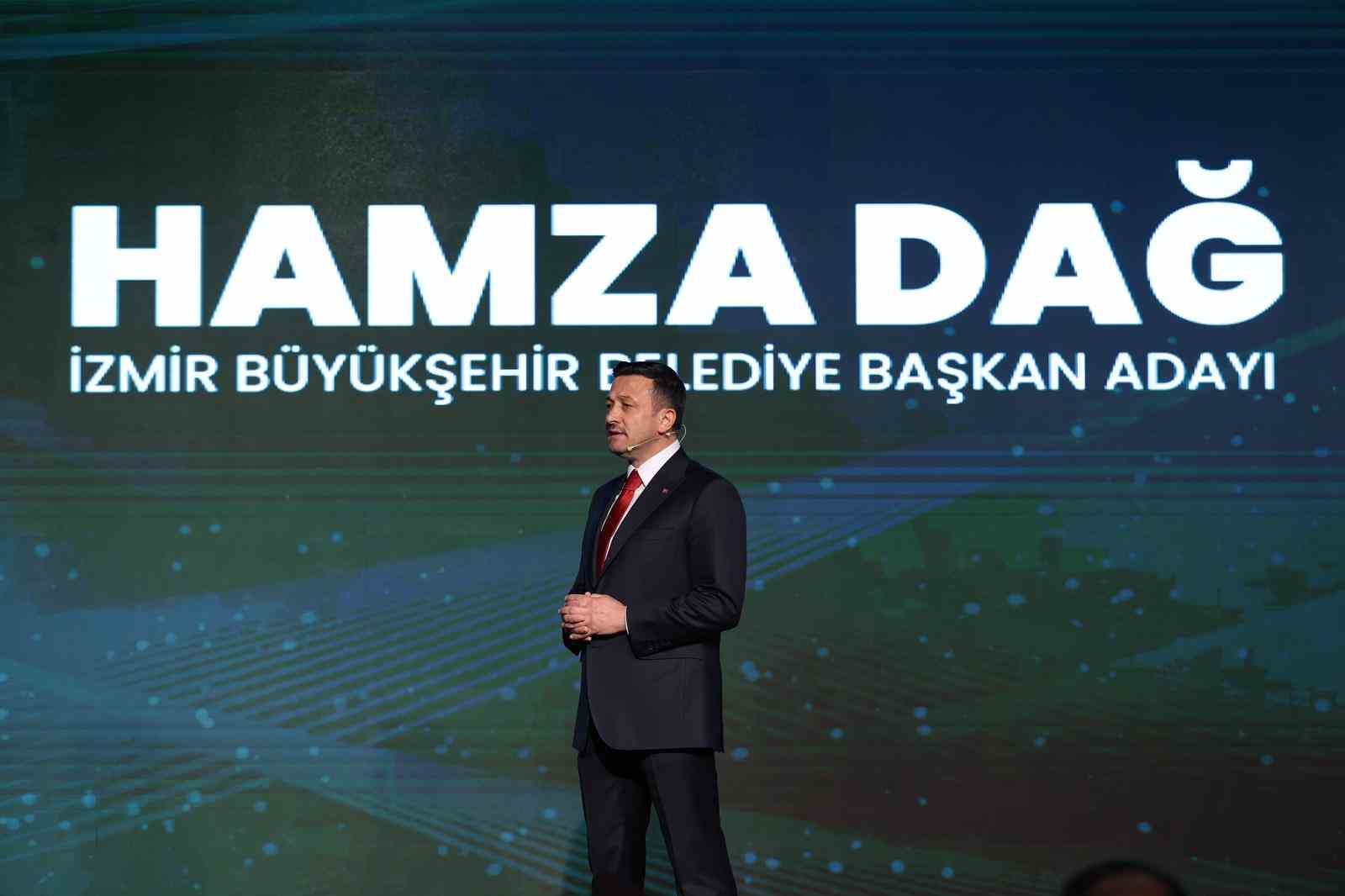 AK Parti’nin İzmir adayı Hamza Dağ, 11 başlık altında projelerini açıkladı