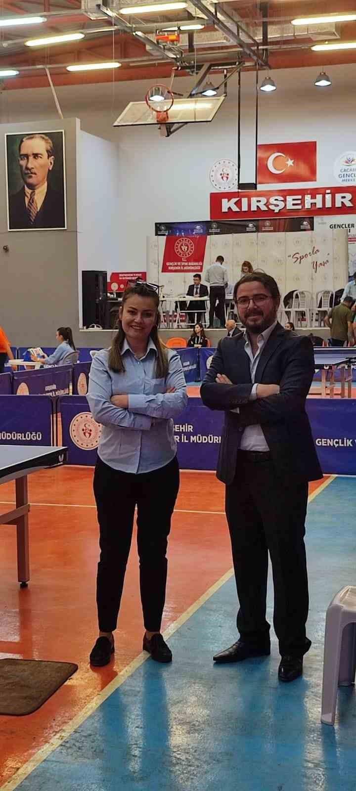 Üniversite Sporları Masa Tenisi Türkiye Şampiyonası Kırşehir’de başladı
