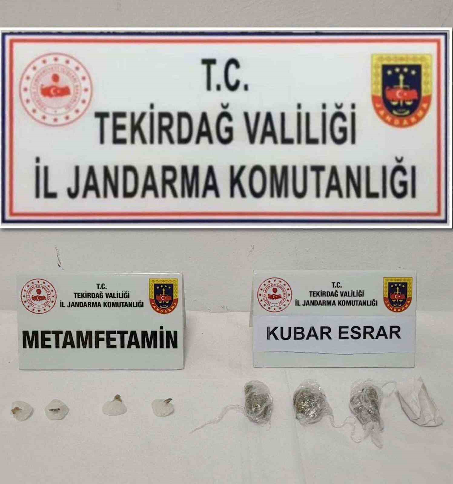 Tekirdağ&rsquo;da silah ve uyuşturucu ele ge&ccedil;irildi
