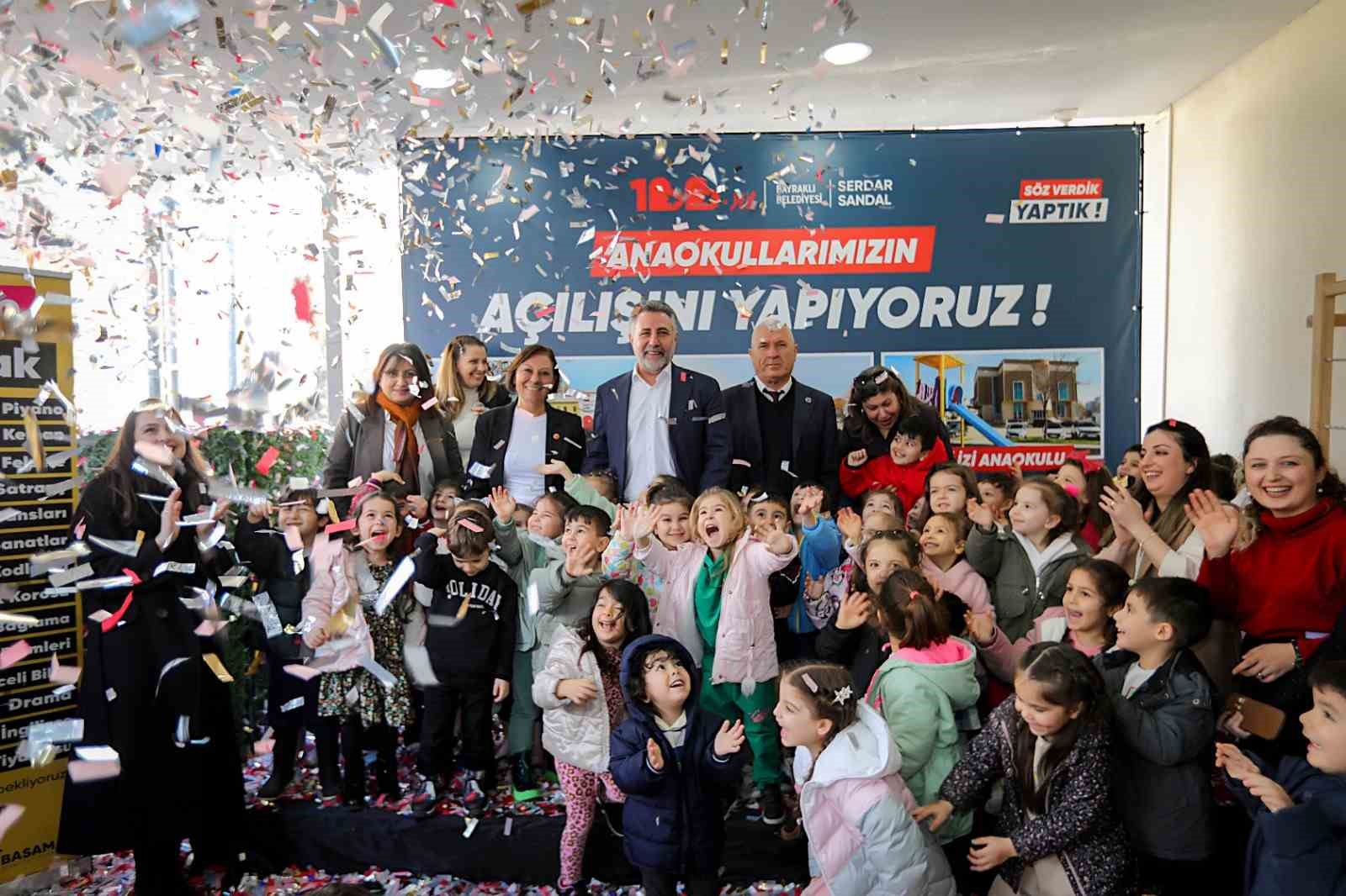 Bayraklı Belediyesi, 3 anaokulunun açılışını yaptı