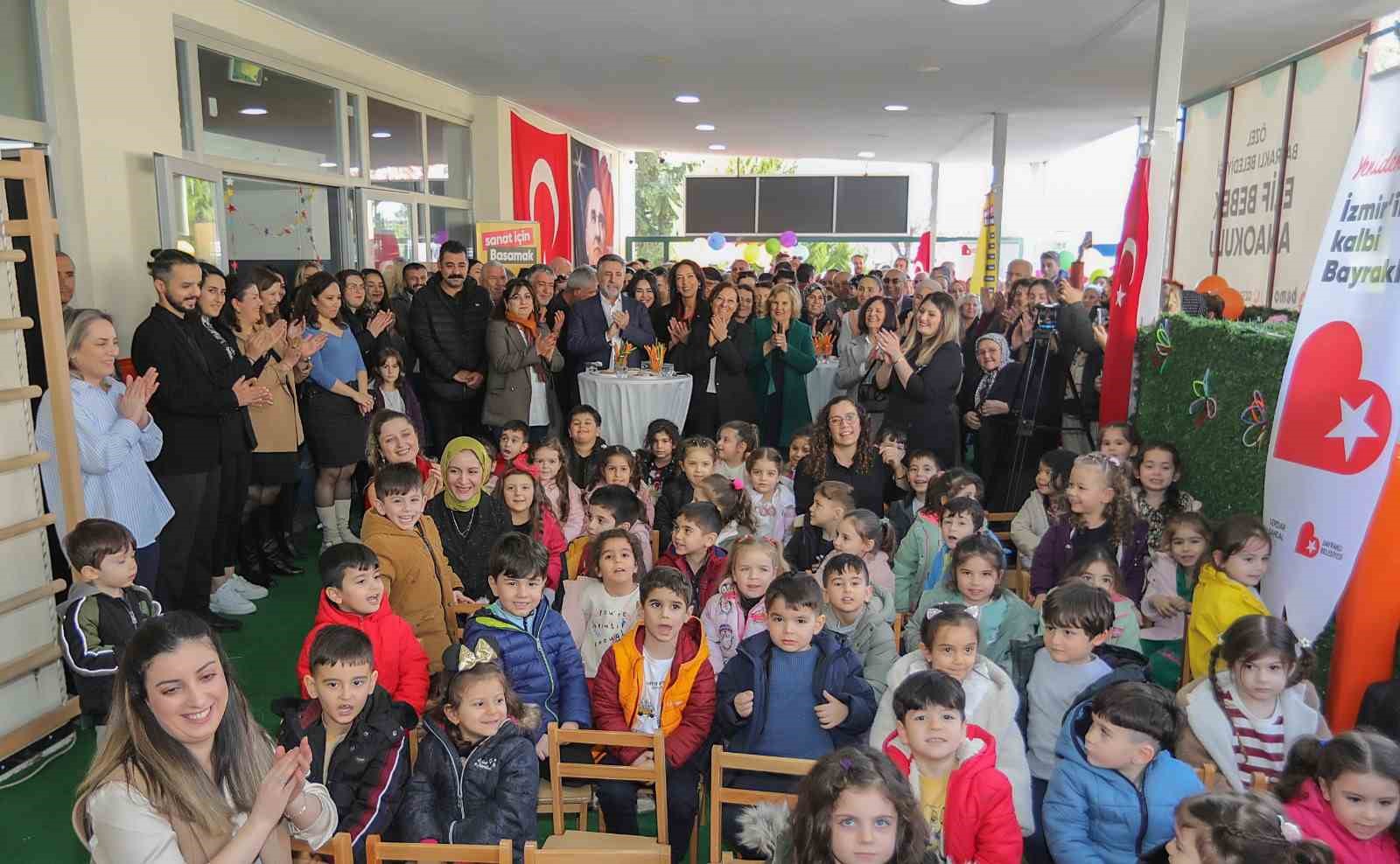 Bayraklı Belediyesi, 3 anaokulunun açılışını yaptı