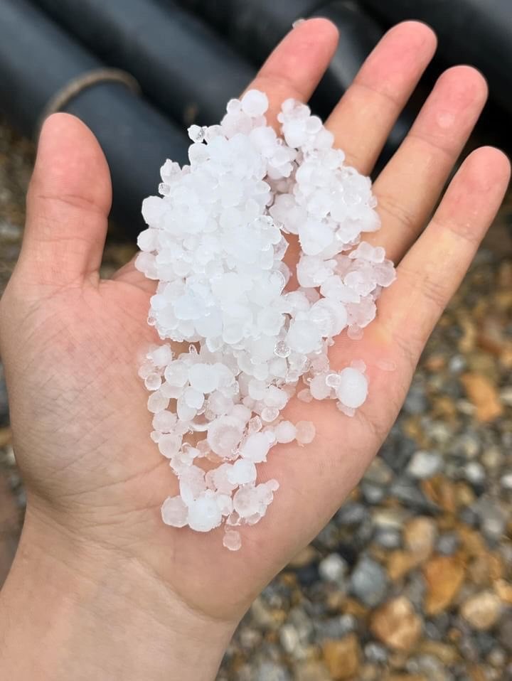 Mersin&rsquo;de dolu, hortum ve sağanak yağış etkili oldu
