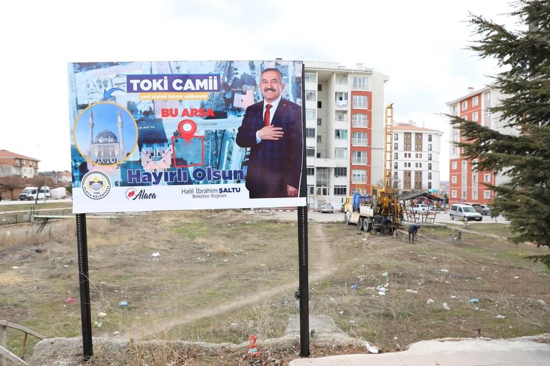 Alaca Belediyesi TOKİ konutlarına camii inşa edecek
