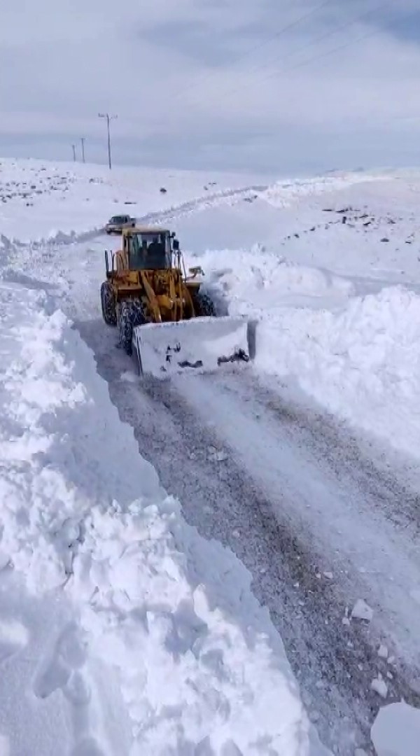 Bing&ouml;l&rsquo;de y&uuml;ksek rakımlı b&ouml;lgelerde kar kalınlığı 6 metreyi buldu
