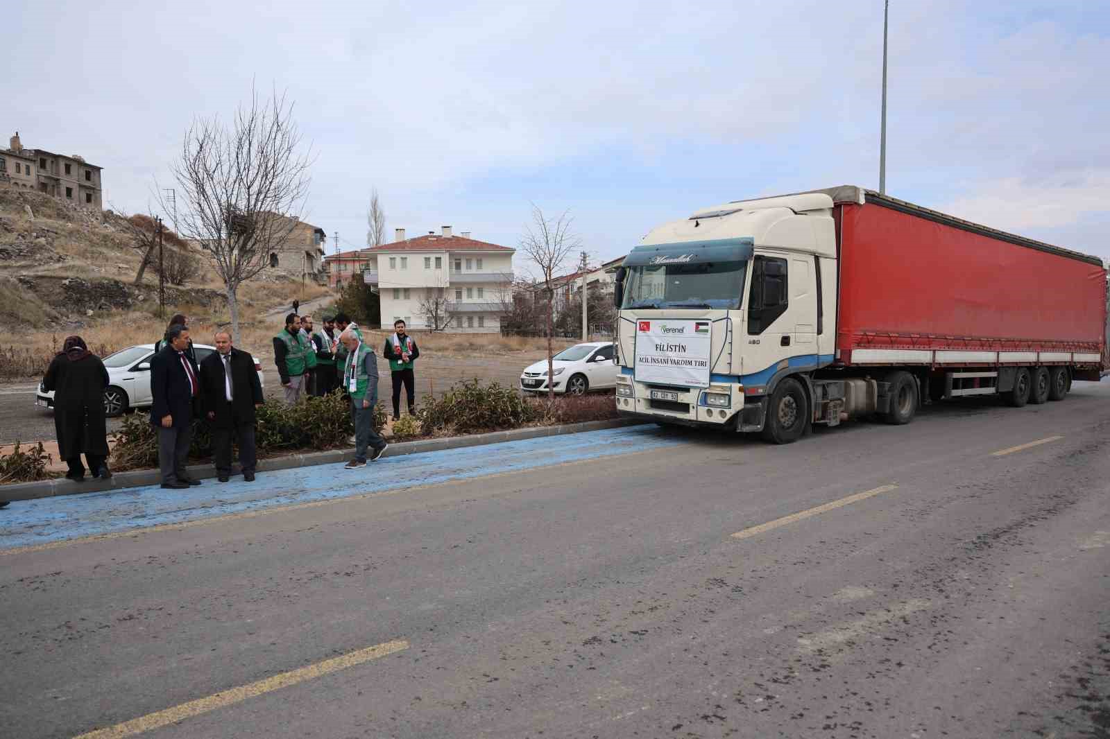 Nevşehir&rsquo;den Gazze&rsquo;ye un desteği
