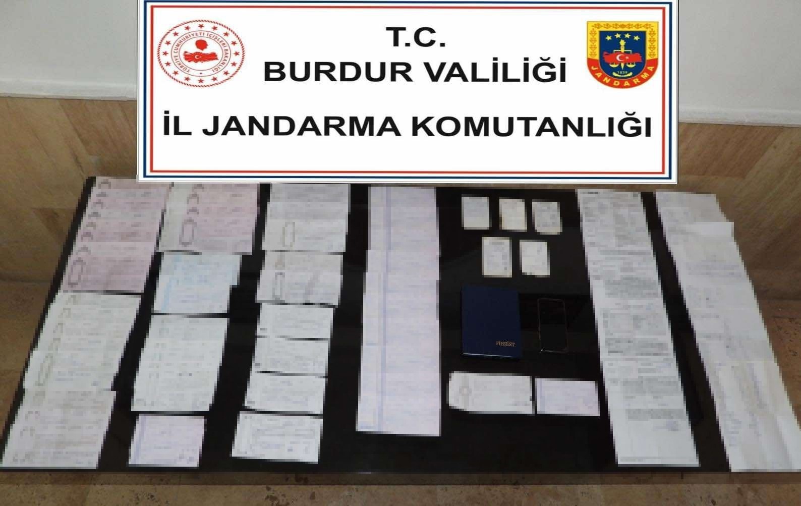 Burdur’da tefecilik yaptığı tespit edilen 1 şahıs tutuklandı