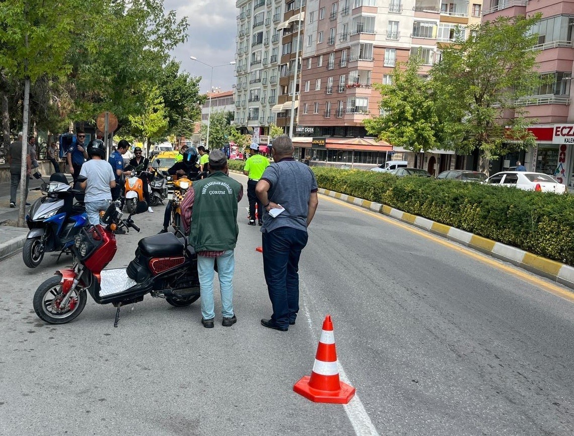 Çorum polisinden "şok" denetim