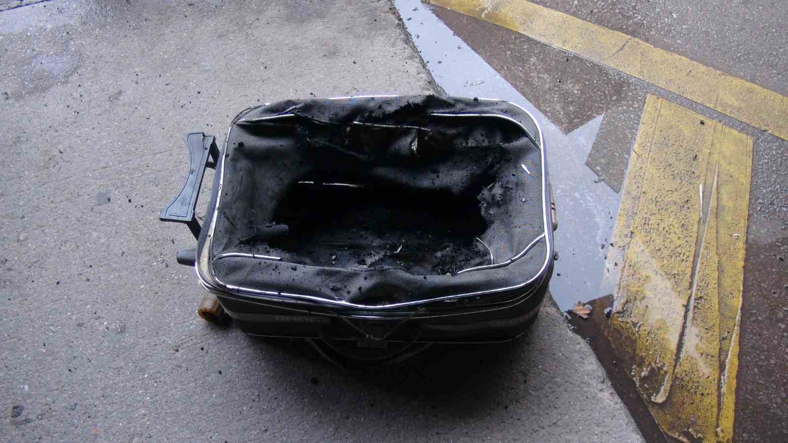 Hastane önünde şüpheli valiz alarmı