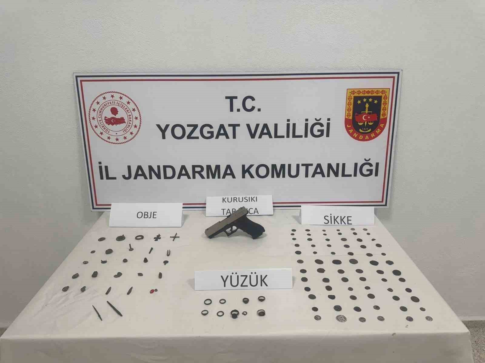 Yozgat’ta 109 parça tarihi eser ele geçirildi