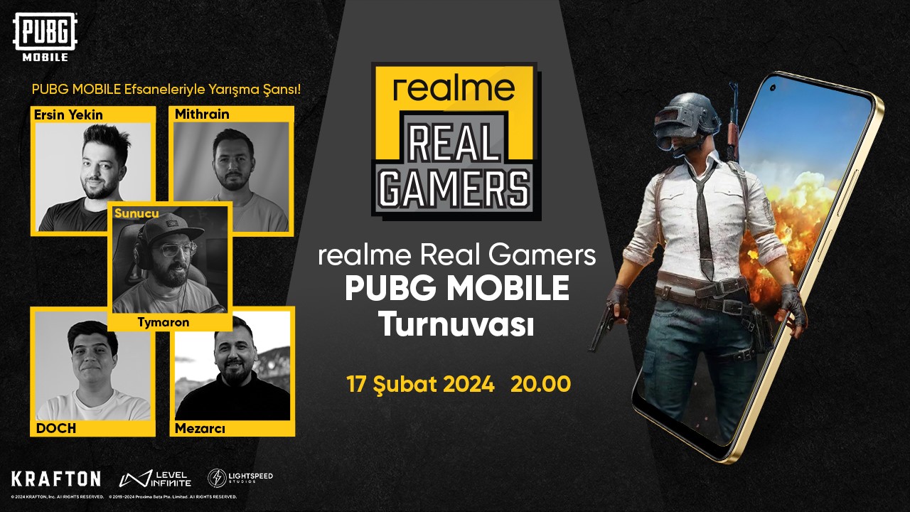 realme ’PUBG Mobile Turnuvası’ başlıyor