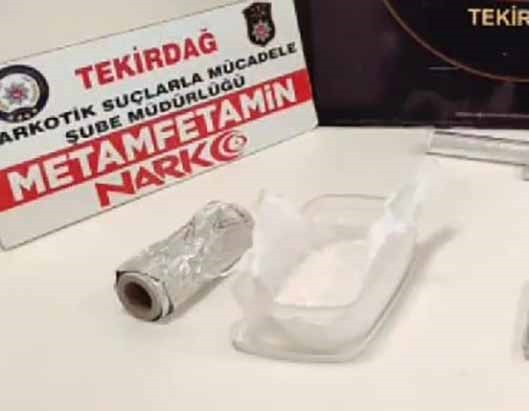 Tekirdağ’da 3 kişi uyuşturucudan yakalandı