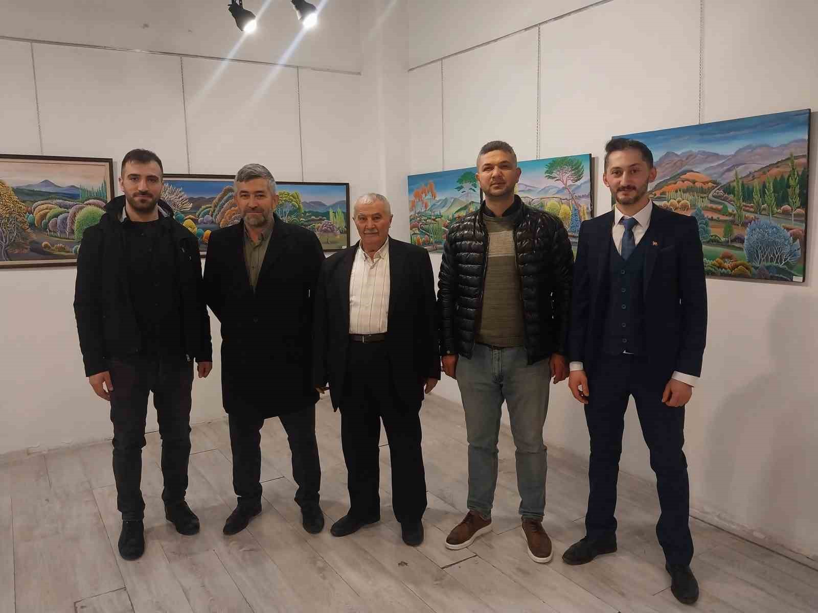 K&uuml;tahya&rsquo;da merhum ressam H&uuml;seyin Y&uuml;ce anısına resim sergisi
