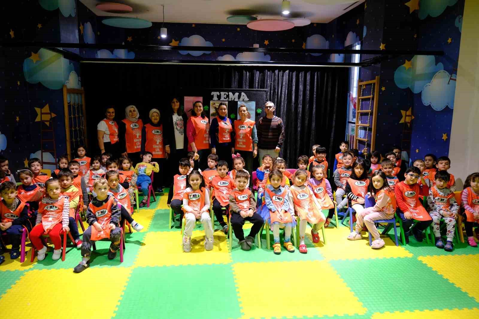 G&uuml;nd&uuml;z &Ccedil;ocuk Bakımevinde &ccedil;evre etkinliği
