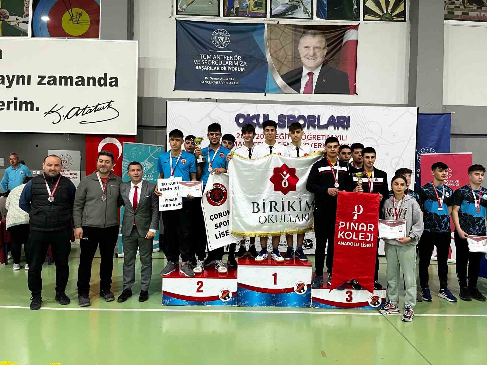 Masa Tenisi Türkiye Şampiyonları Aydın’da belli oldu
