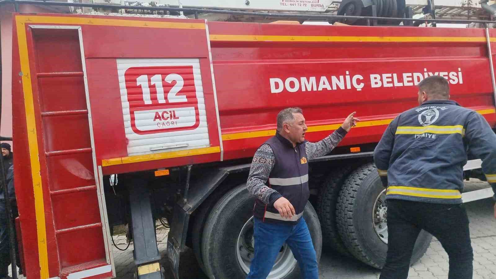Domani&ccedil;&rsquo;te ev yangını korkuttu
