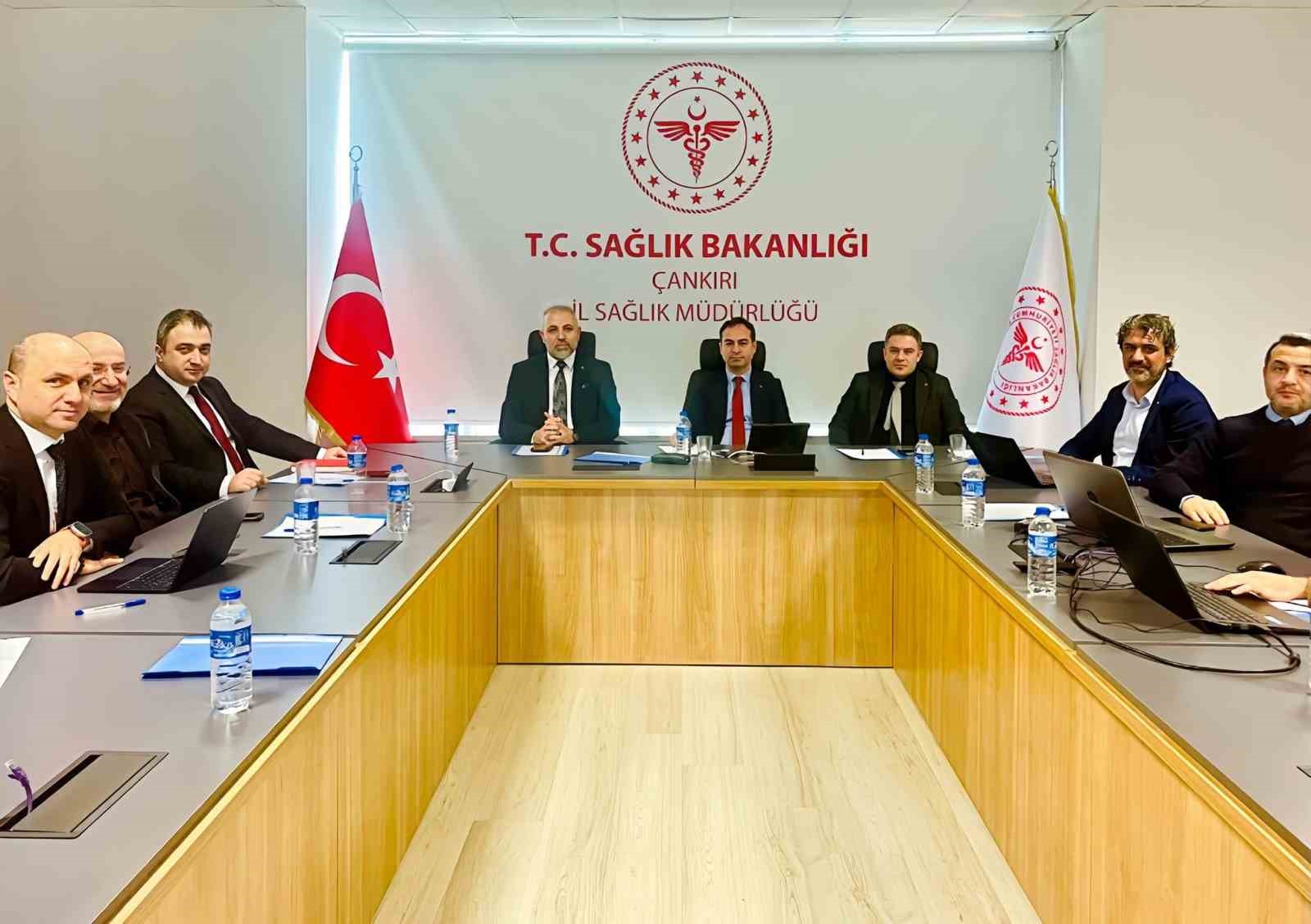 Çankırı’da sağlık hizmetleri istişare edildi