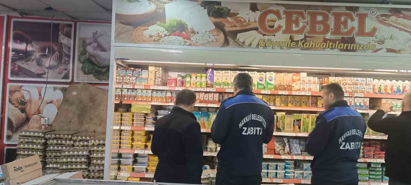 Hakkari zabıtasında genel denetim