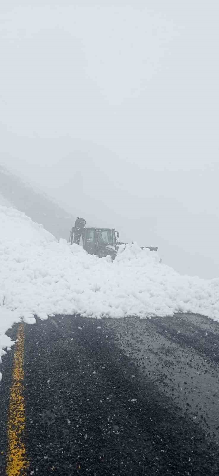 Şırnak’ta çığ nedeniyle kapanan yol ulaşıma açıldı