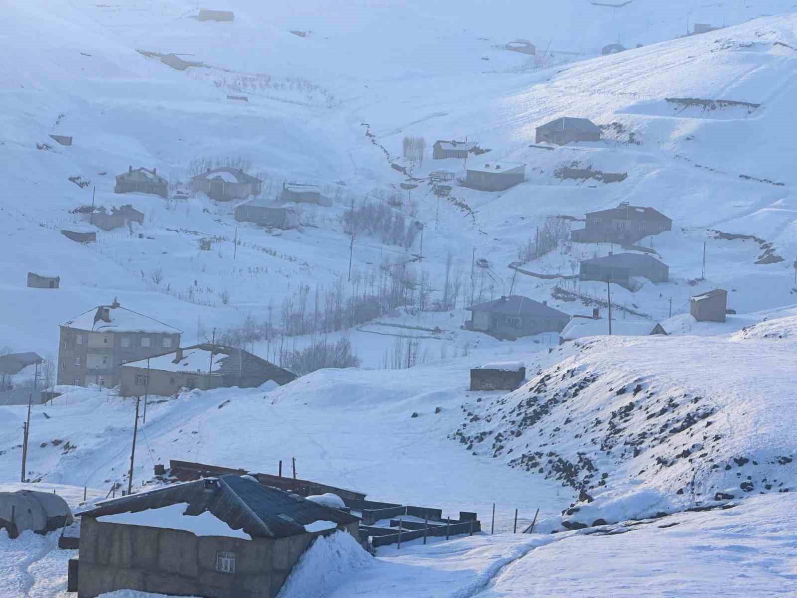Hakkari&rsquo;de kardan kapanan yolları a&ccedil;ma &ccedil;alışmaları s&uuml;r&uuml;yor
