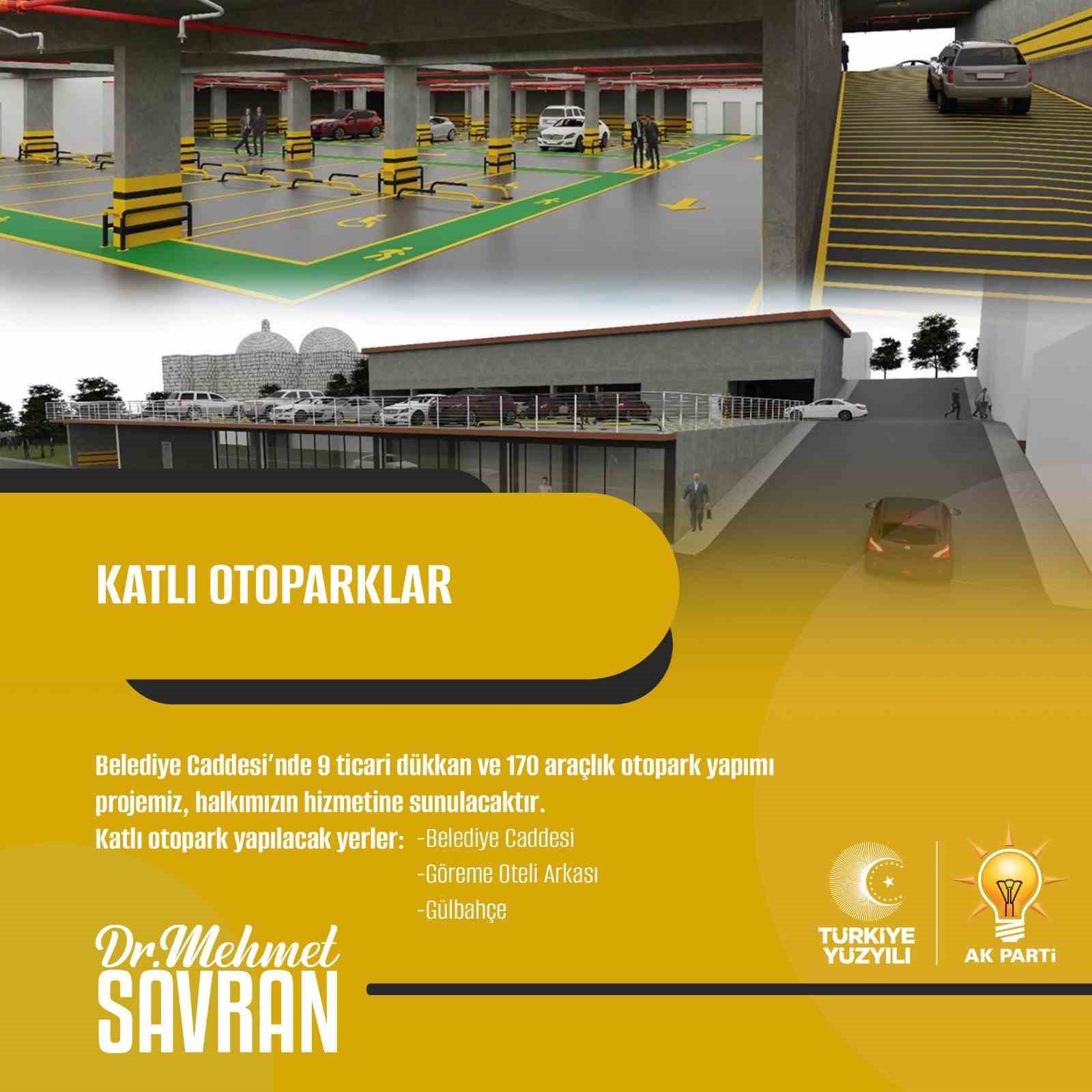 Nevşehir’e katlı otopark müjdesi